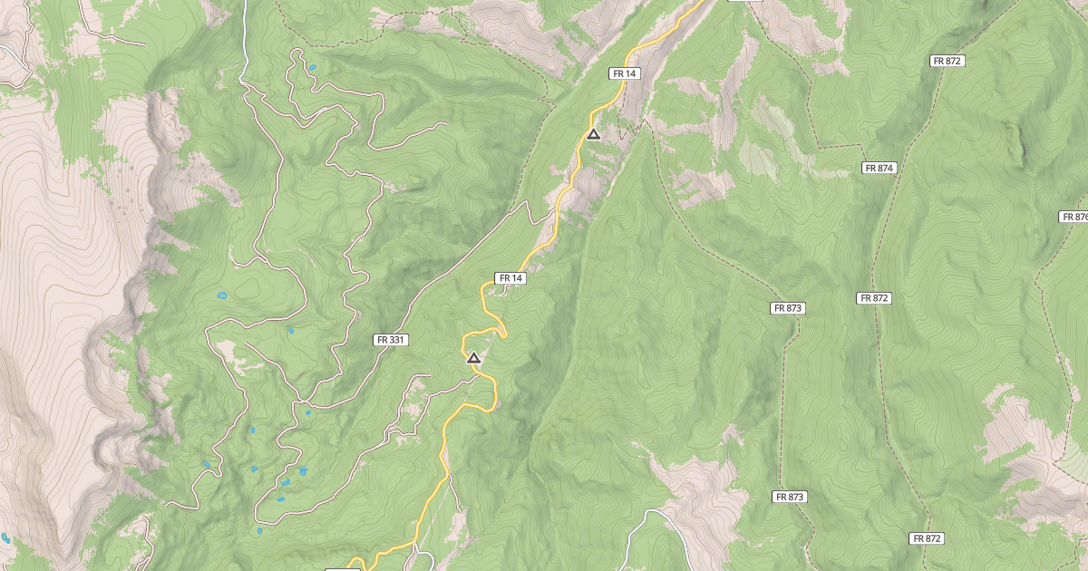 Map preview of PINOS CR