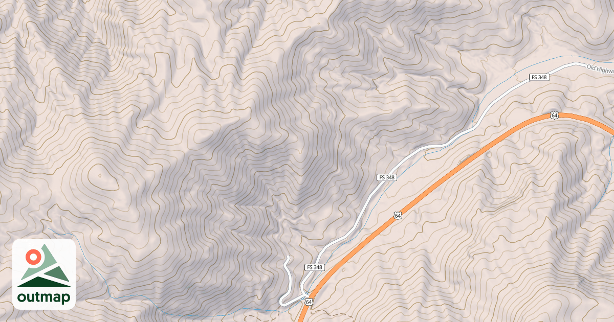 Map of BARNETT CREEK