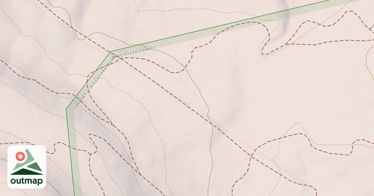 Map of Snowmobile Trail