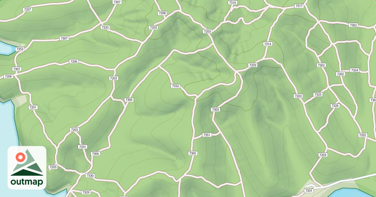 Map of USFS Motor Vehicle Use Map Trails 19865