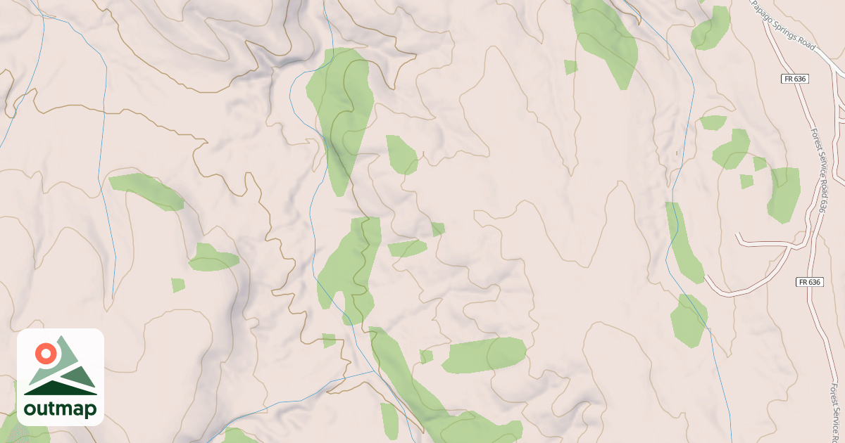 Map of ALAMO SPRING