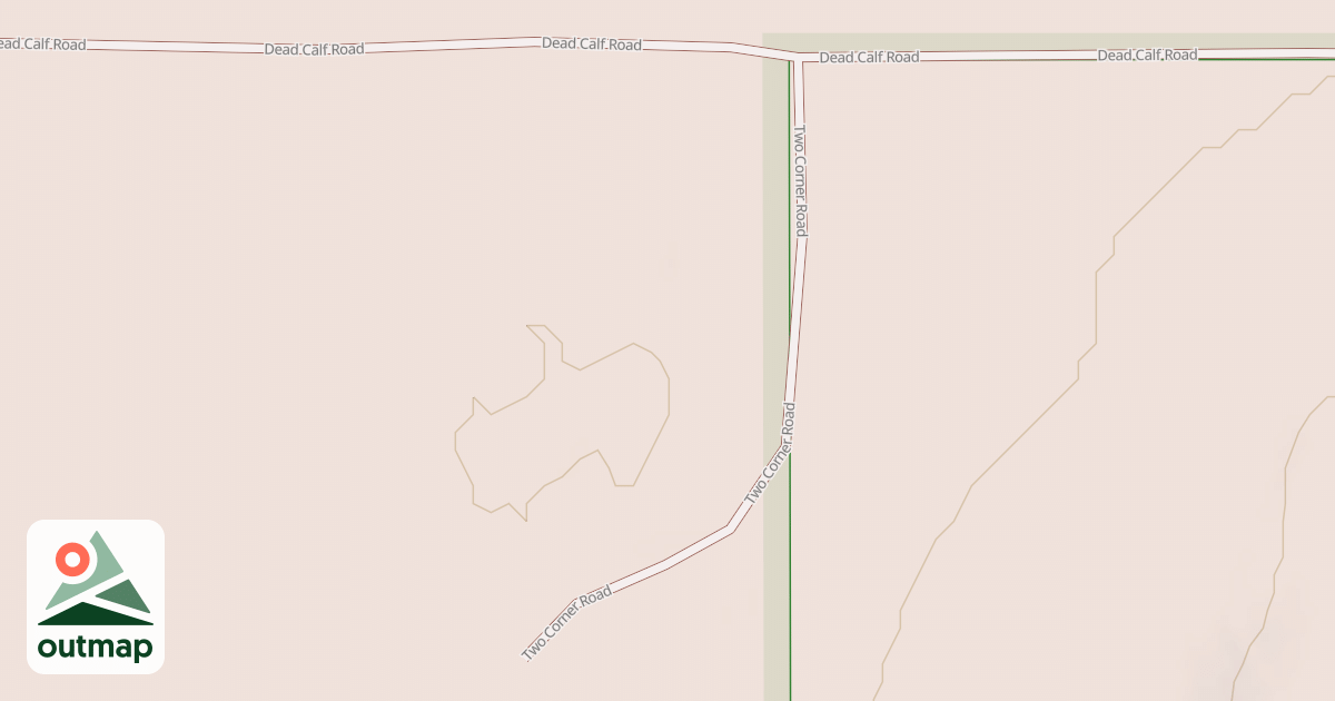 Map of TWO CORNER