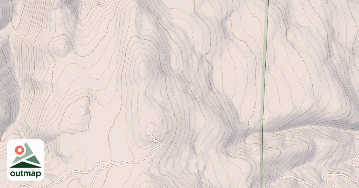 Map of NOUNAN PEAK
