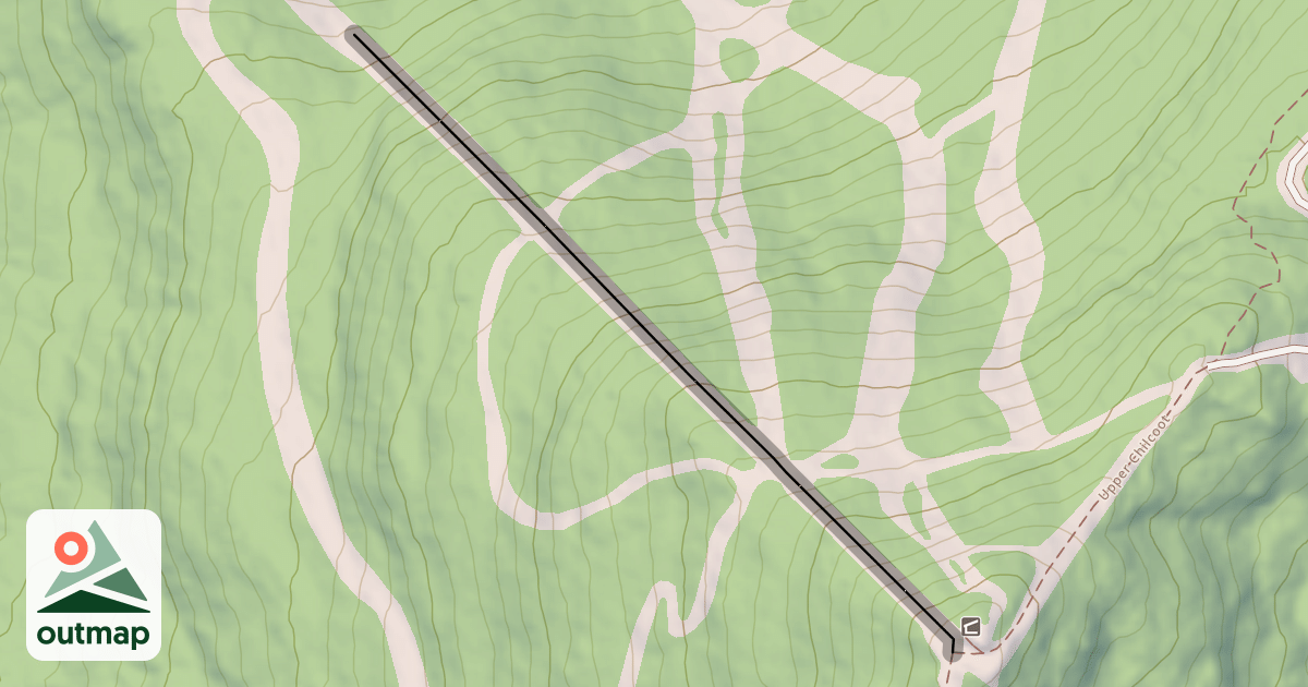 Map of Upper Liftline
