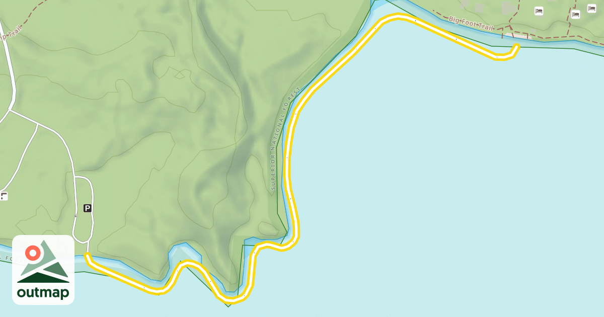 Map of Skijouring Loop