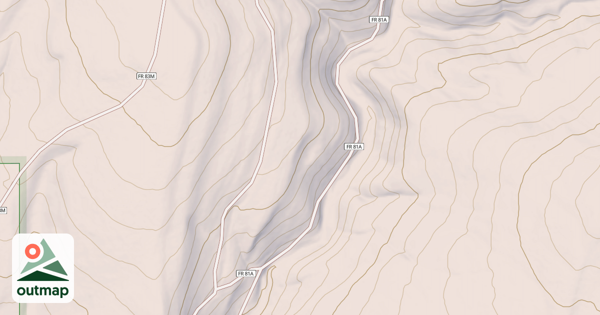 Map of USFS Motor Vehicle Use Map Roads {9B5746EF-A172-47F2-8CC6-D89F21EE2CD3}