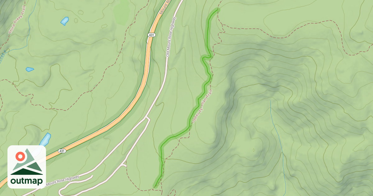 Map of Upper Tyrolian Bypass