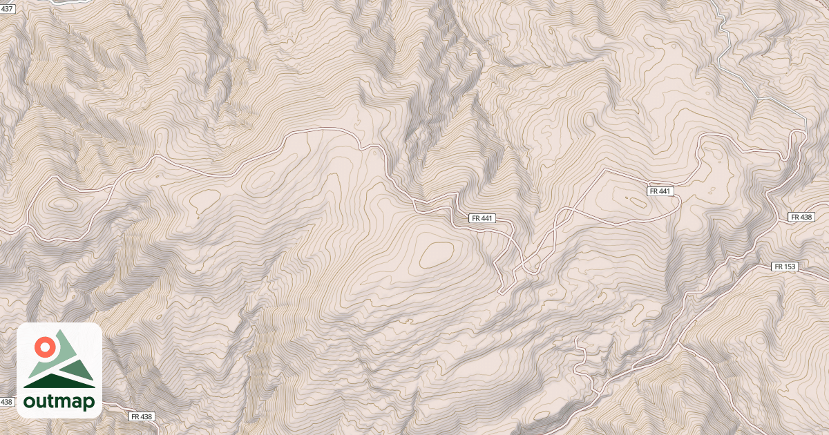 Map of BEAR WALLOW