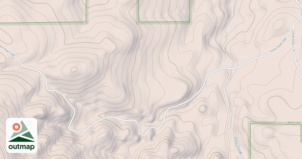 Map of USFS National Forest System Roads {9D5CA3E6-FA80-410F-9126-F3BC5E9D6080}