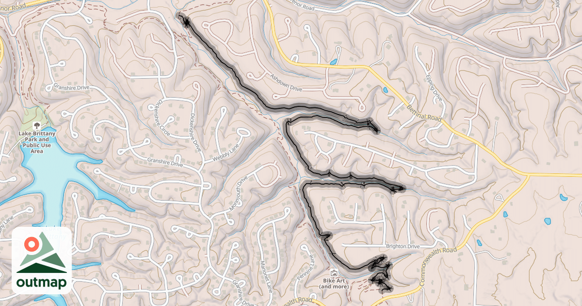 Map of The Ledges