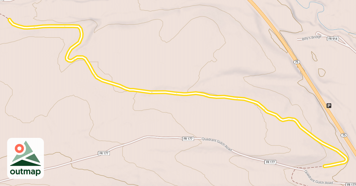 Map of Harriman Trail