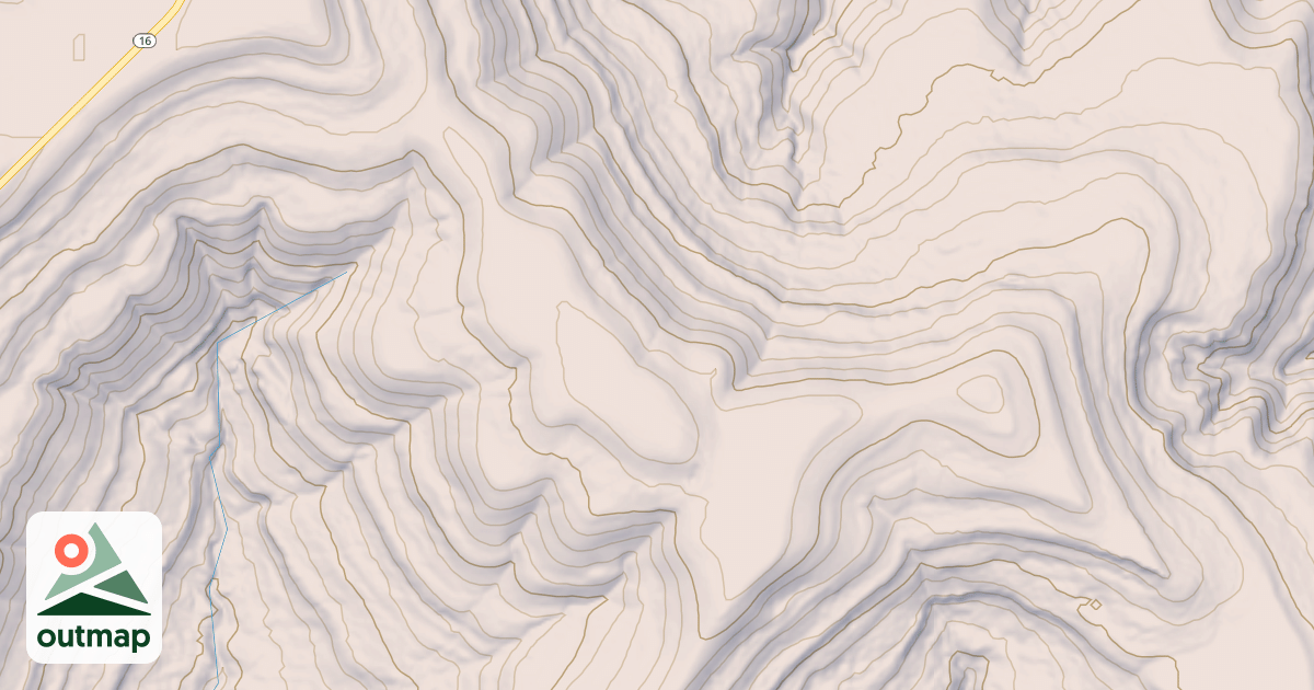 Map of ERVIN RIDGE
