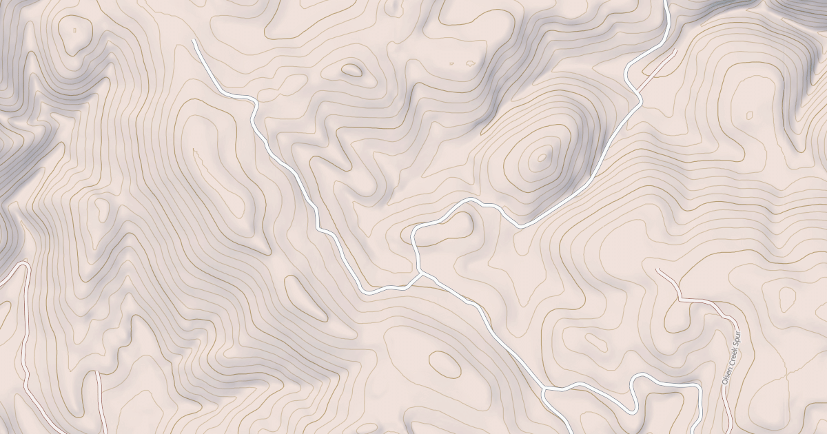 Map preview of OLSEN CREEK