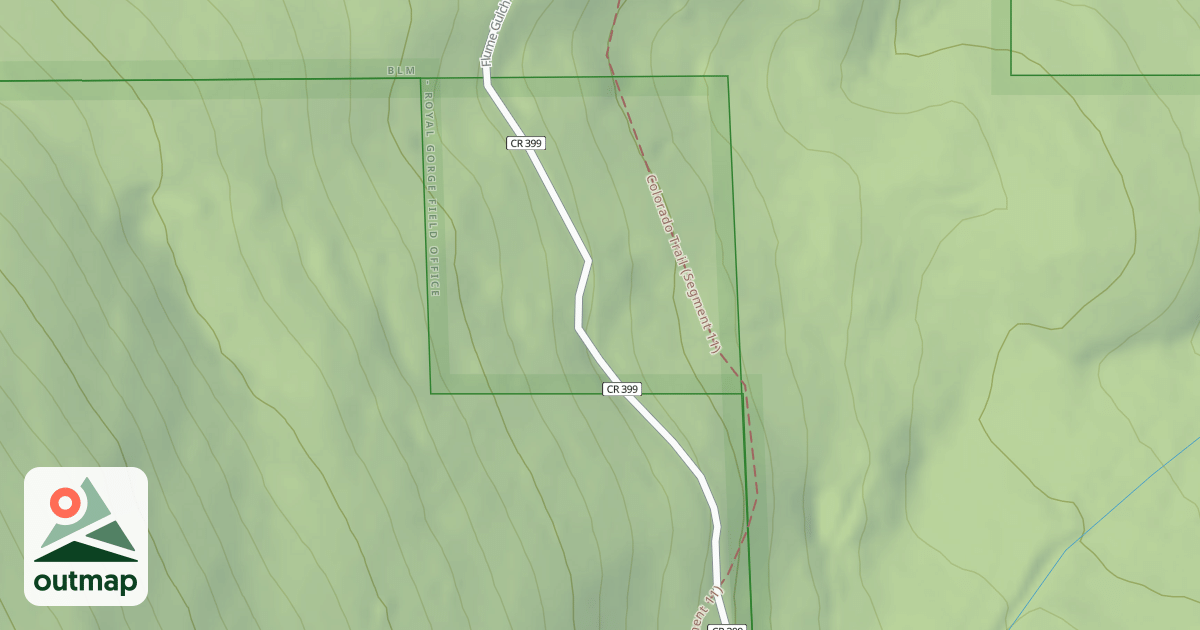 Map of FLUME GULCH