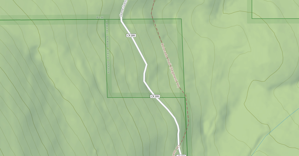 Map preview of FLUME GULCH