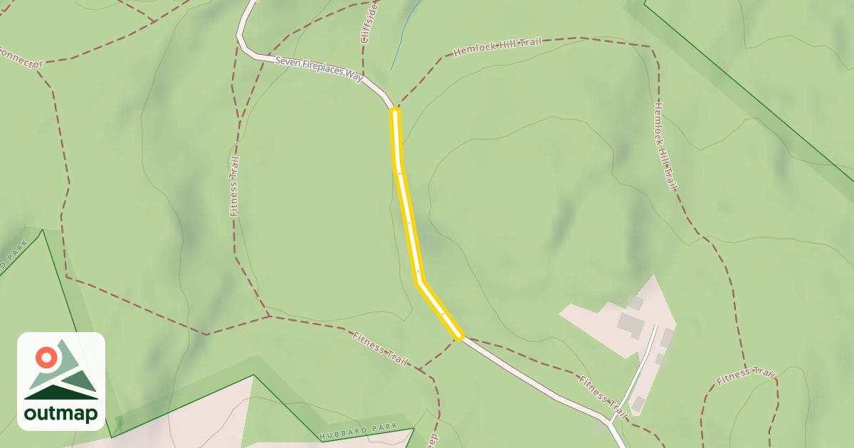 Map of Seven Fireplaces Way