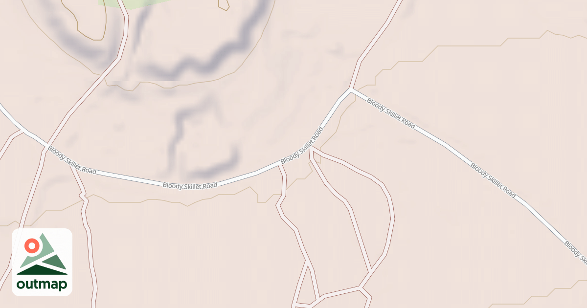 Map of Bloody Skillet ATV Trail