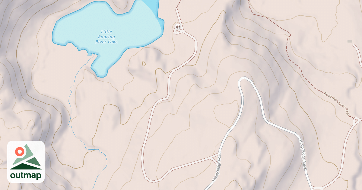 Map of LITTLE ROARING RIVER CG