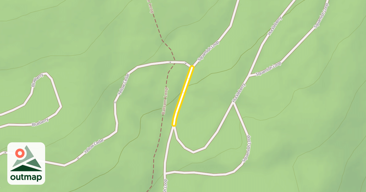 Map of Squamish Loop