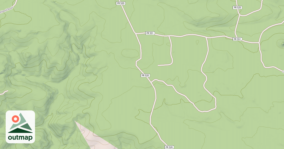 Map of EAGLE SPUR