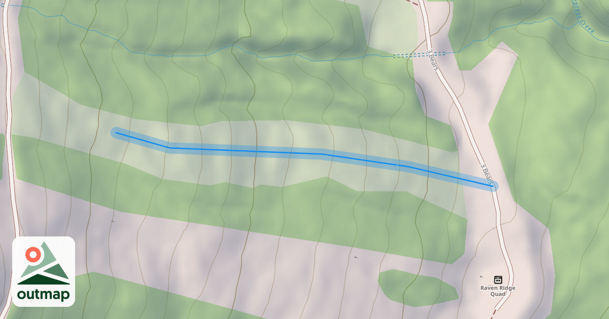 Map of Lower Coyote 7