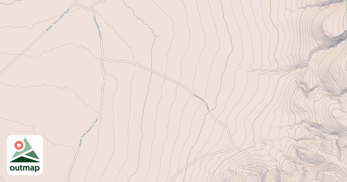 Map of DEPRESSION ROAD A