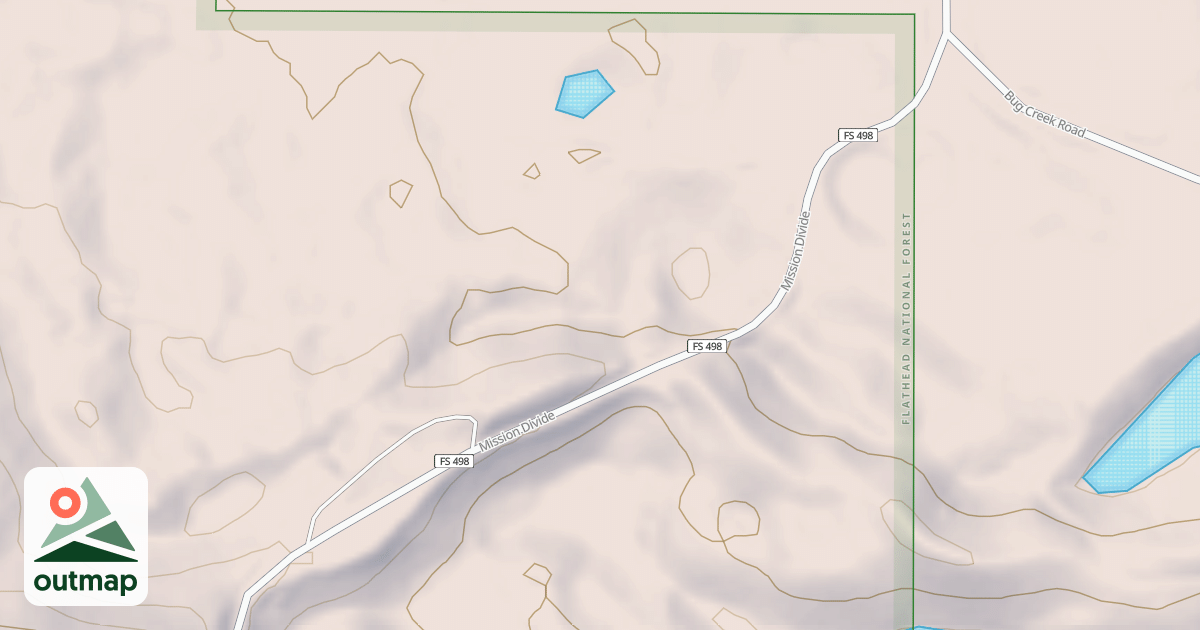 Map of MISSION DIVIDE