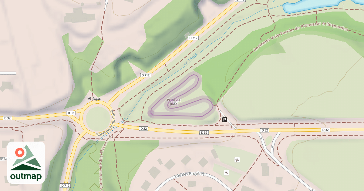 Map of Piste de BMX