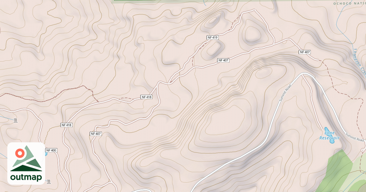 Map of USFS Motor Vehicle Use Map Roads {8C68D750-3448-49CC-BD6F-B4EA0D576AD7}