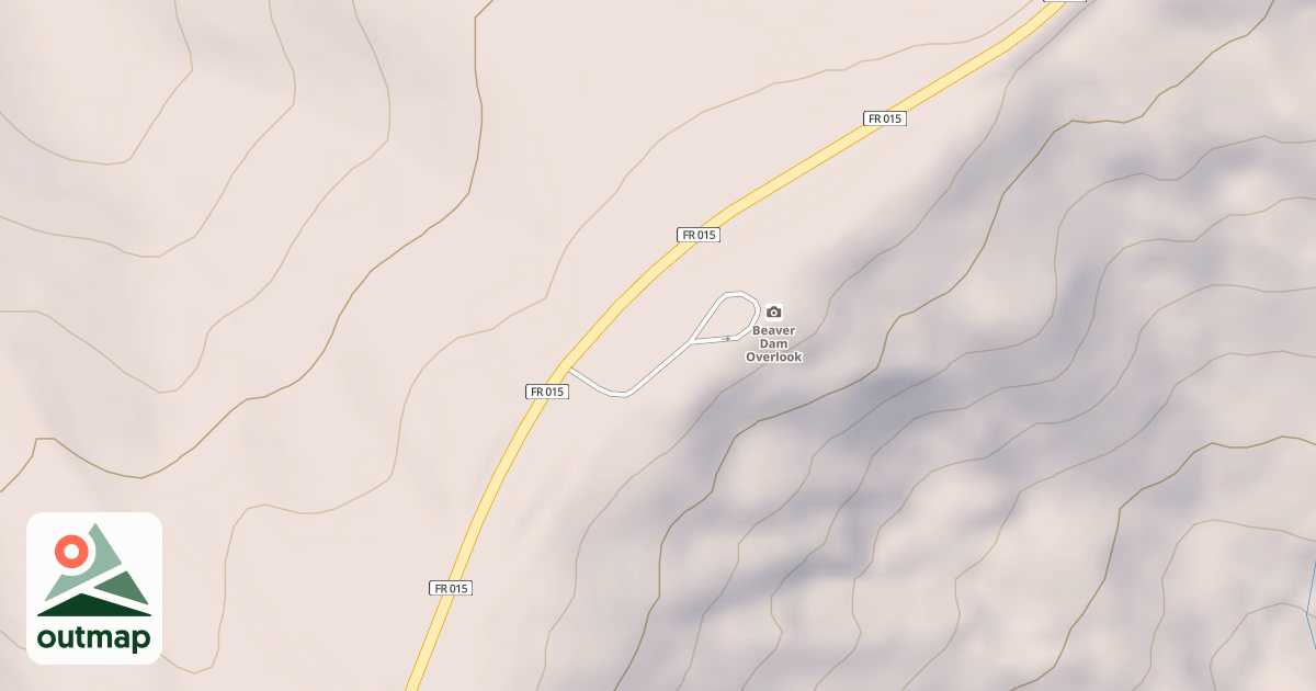 Map of BEAVER DAM OVERLOOK