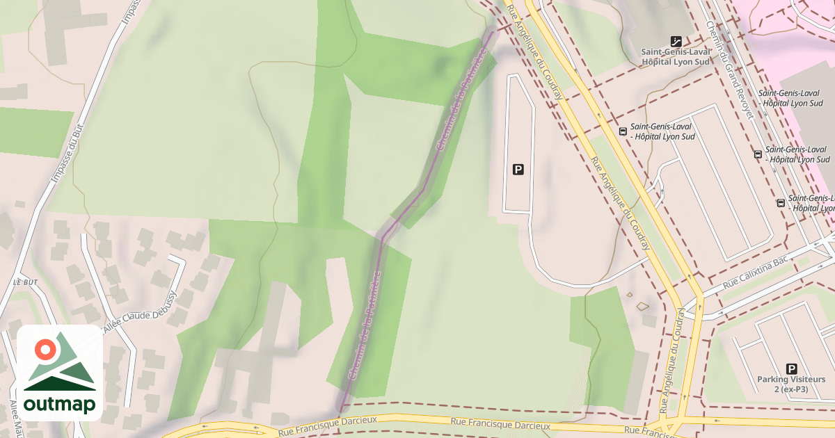 Map of Chemin de la Patinière