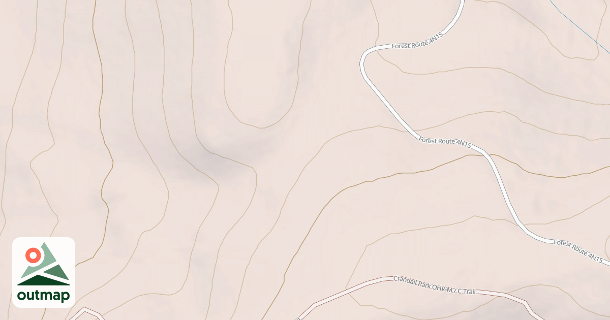 Map of CRANDALL PK OHV-M/C