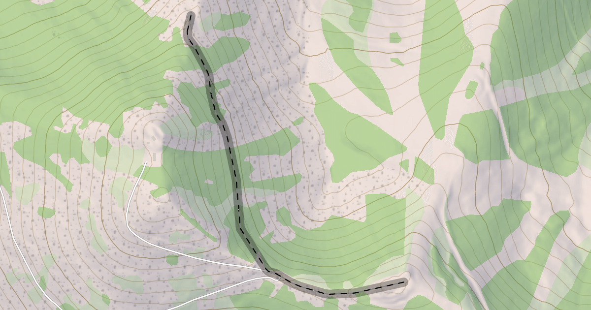 Map preview of Wardner Peak Traverse