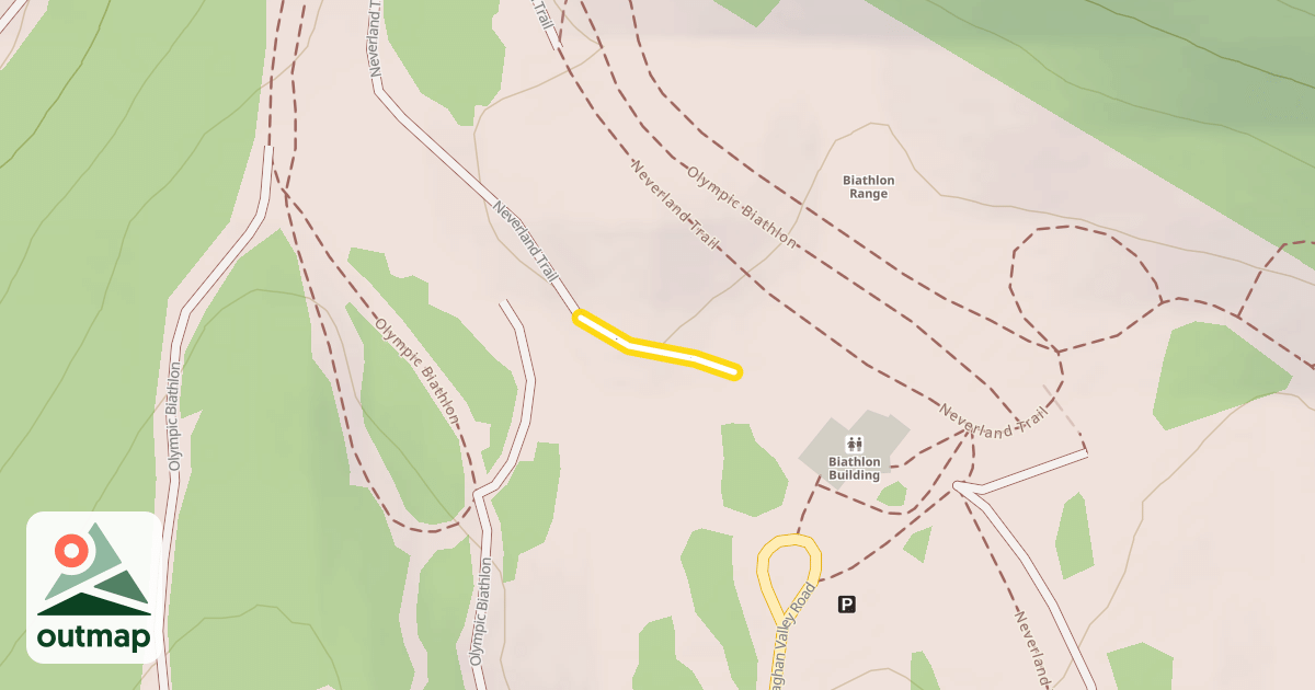 Map of Neverland Trail