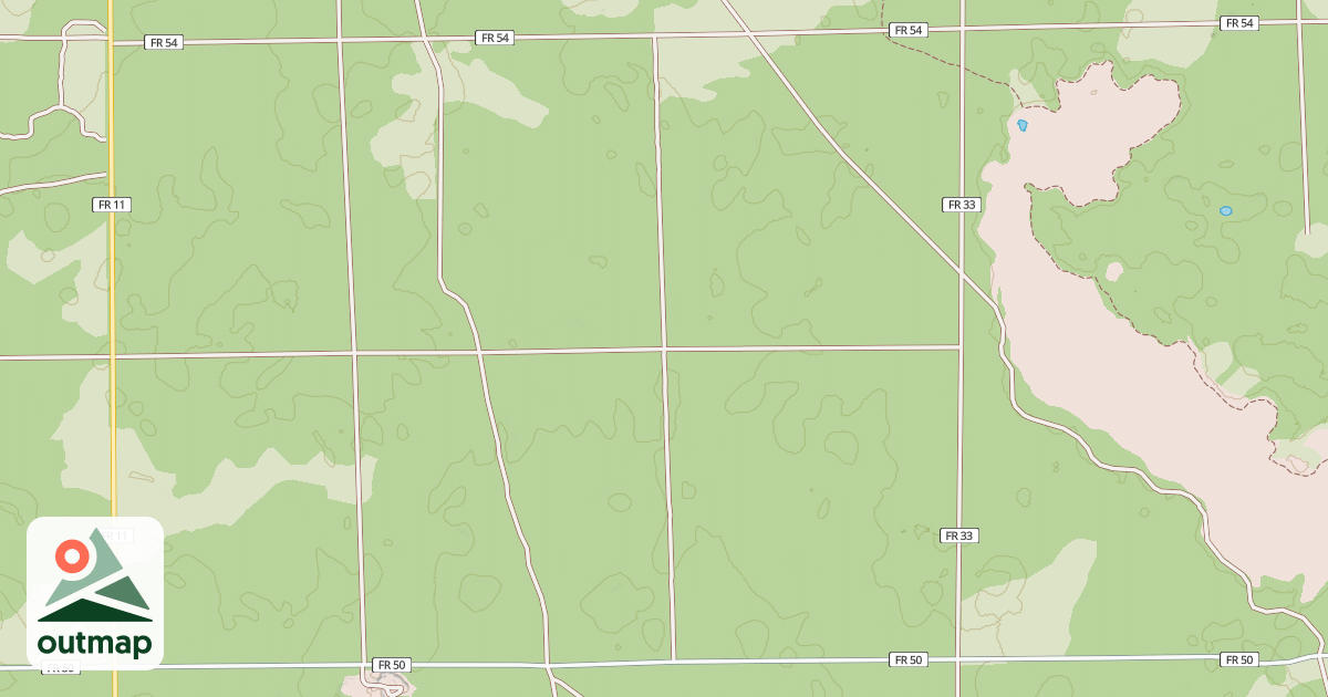 Map of USFS Motor Vehicle Use Map Roads {70E805C2-1F6F-424B-A730-551900C48DAD}