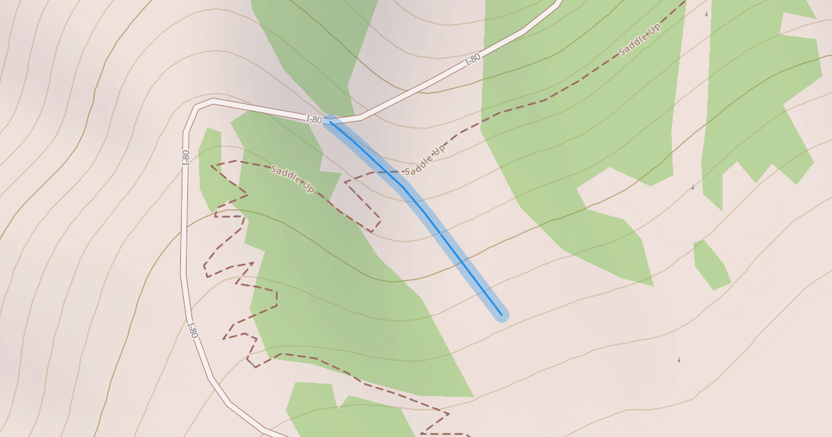 Map preview of Warm Springs Face