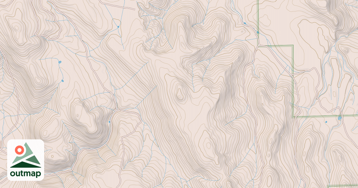 Map of COYOTE FLAT