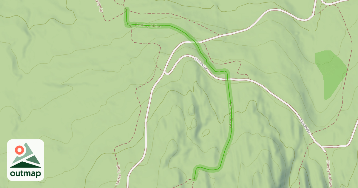 Map of Destiny Ridge