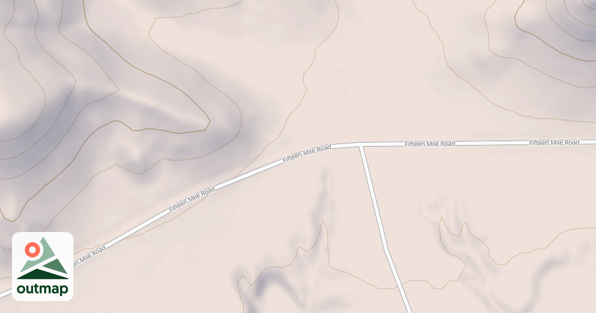 Map of FIFTEEN MILE