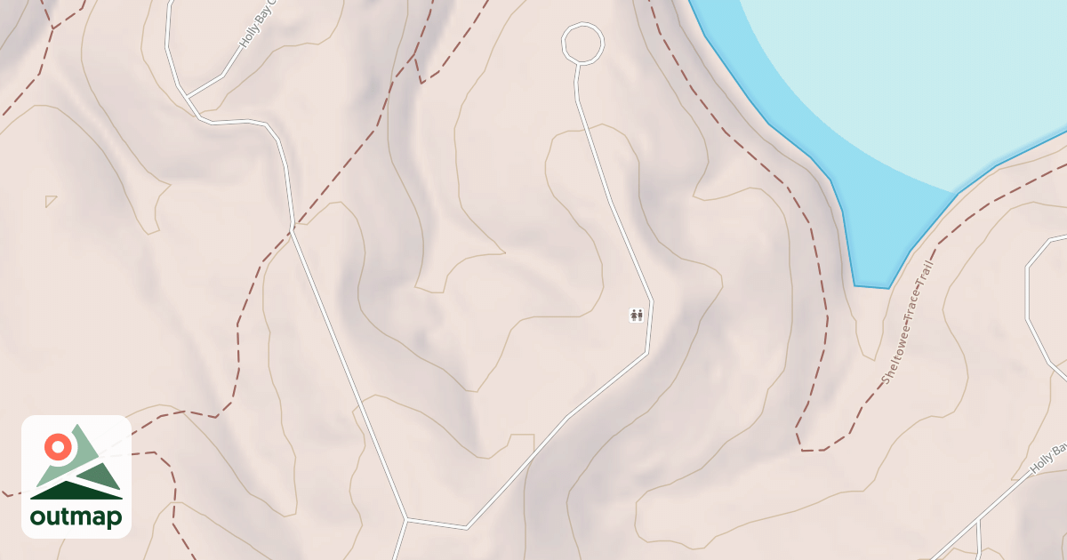 Map of HOLLY BAY