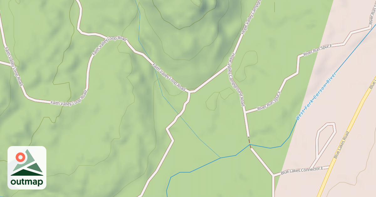 Map of FAITH SPUR F