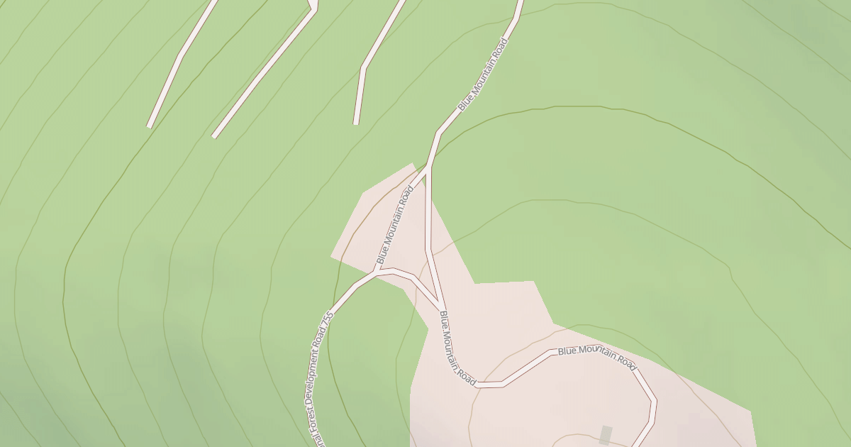 Map preview of BLUE MOUNTAIN
