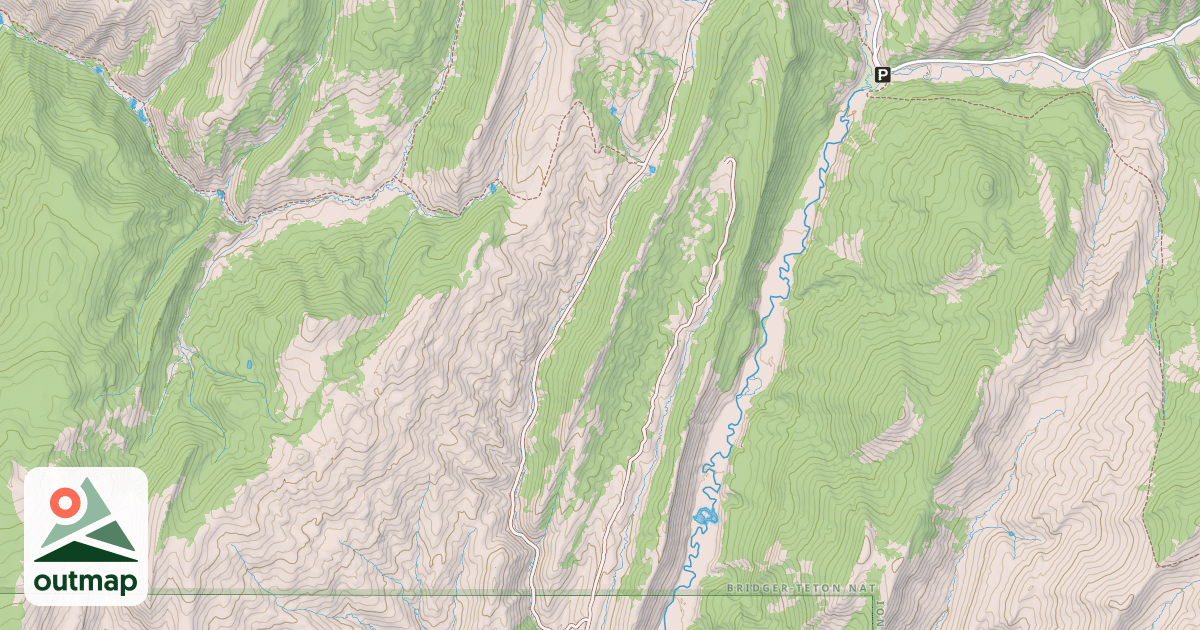 Map of Nugent/dry Fork