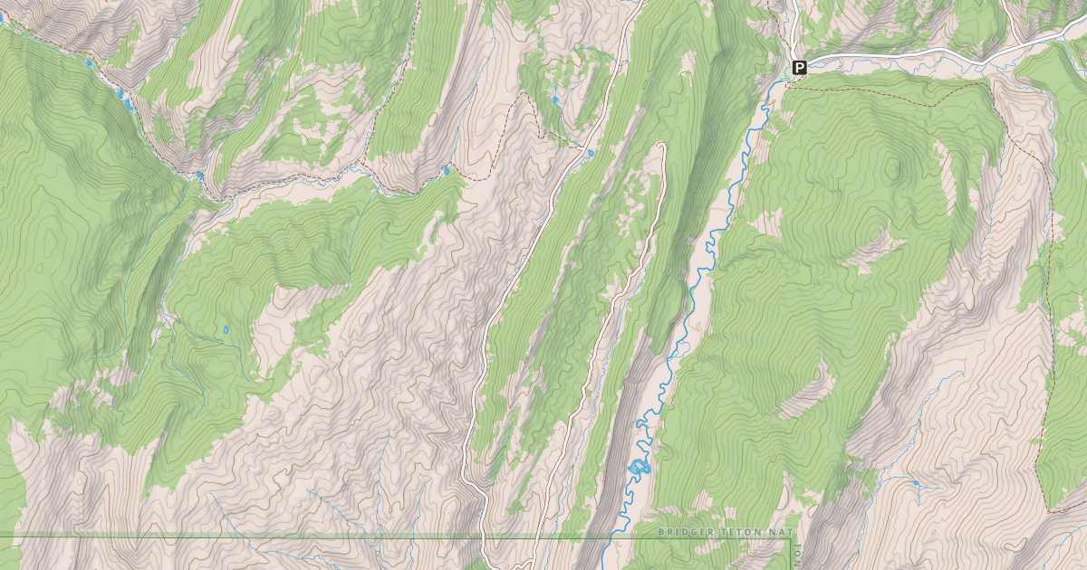 Map preview of Nugent/dry Fork