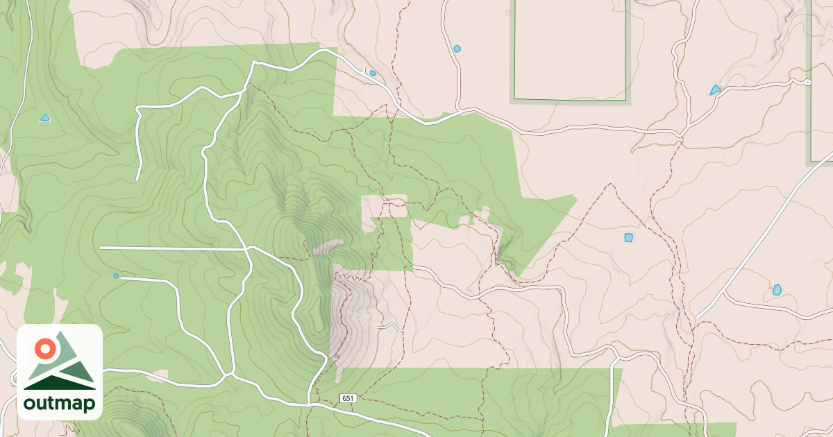 Map of DOYLE SPUR