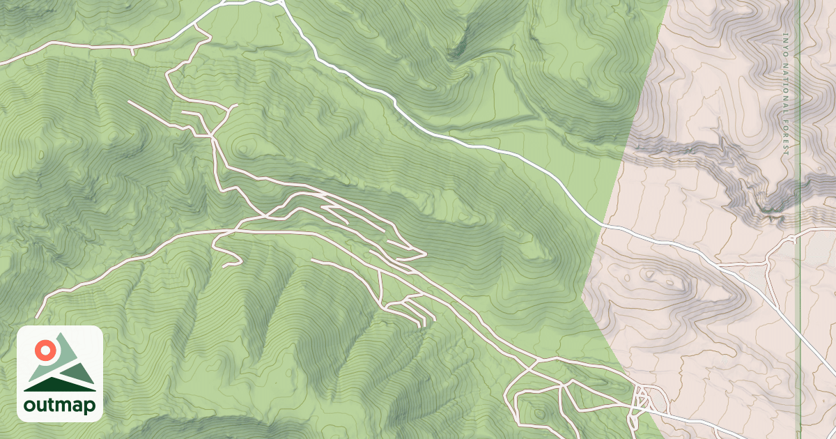 Map of ROCK CREEK (NV)