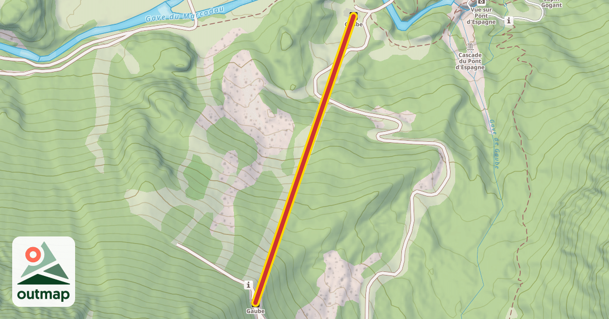 Map of Gaube