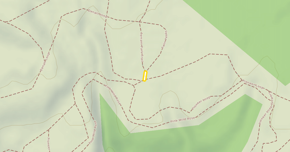 Map preview of Terrain Park Access