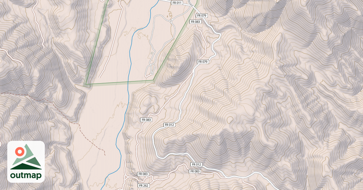 Map of FLECK SUMMIT ACCESS TRAIL