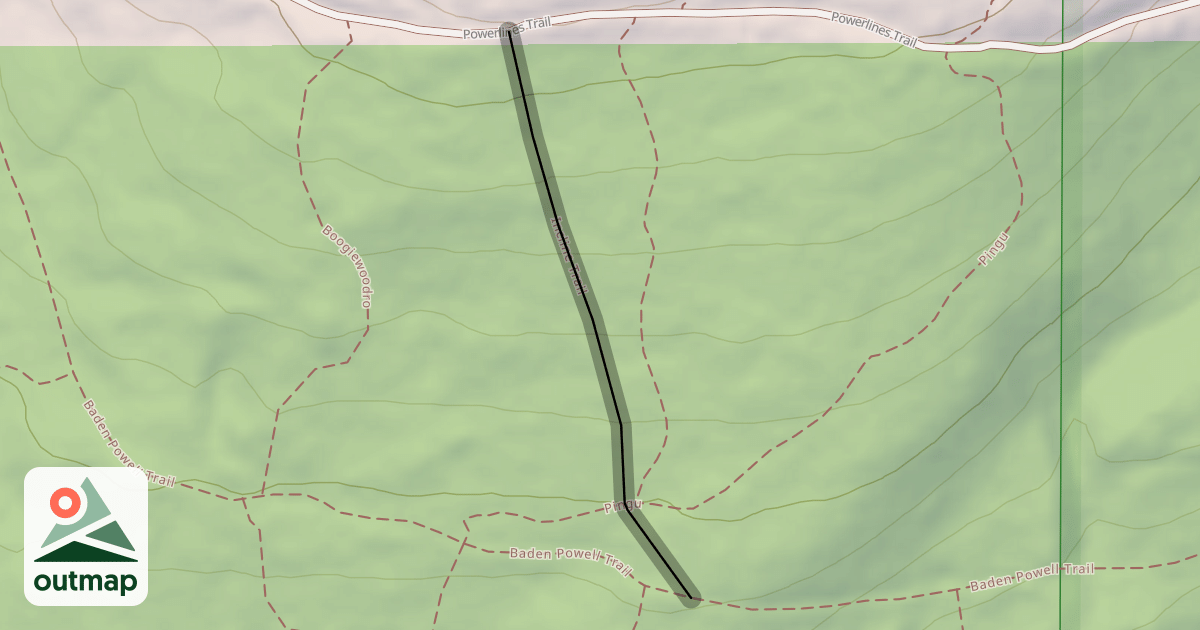 Map of Incline Trail